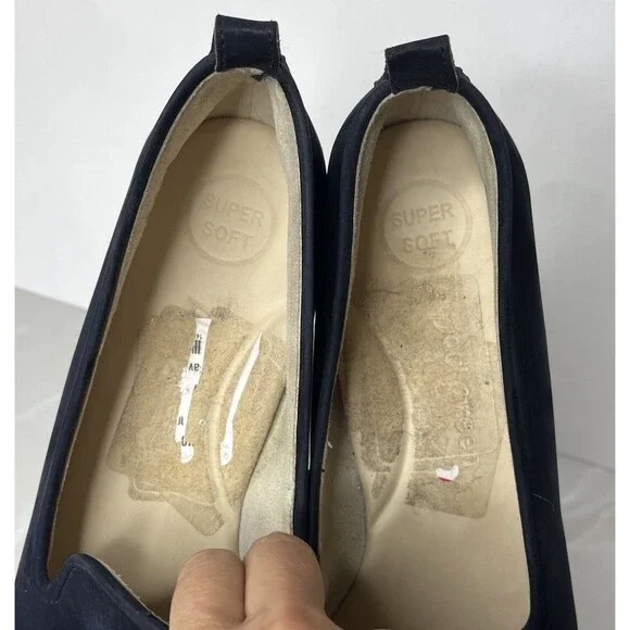 Paul Green Daniella Flats Shoes Women US 10 Leather Suede Slip